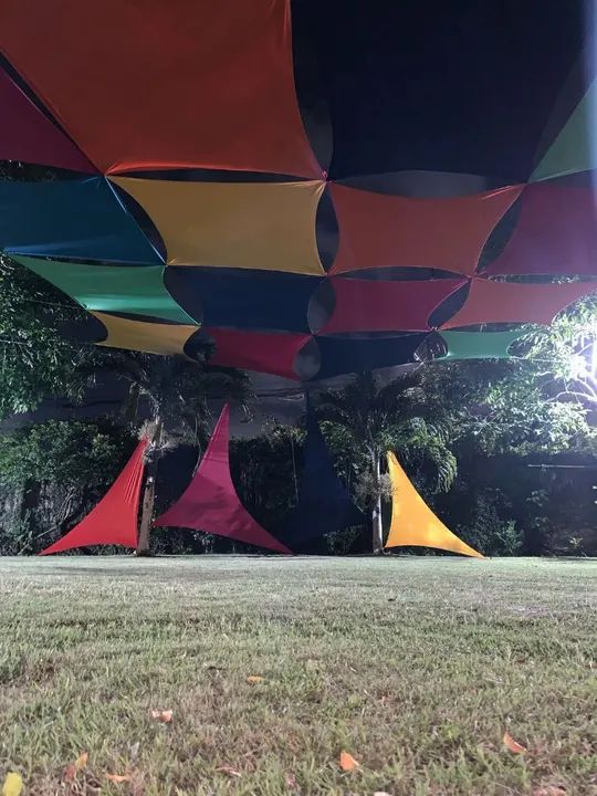 Mosaico de malhas tensionadas para decoração de eventos  - Foto 6