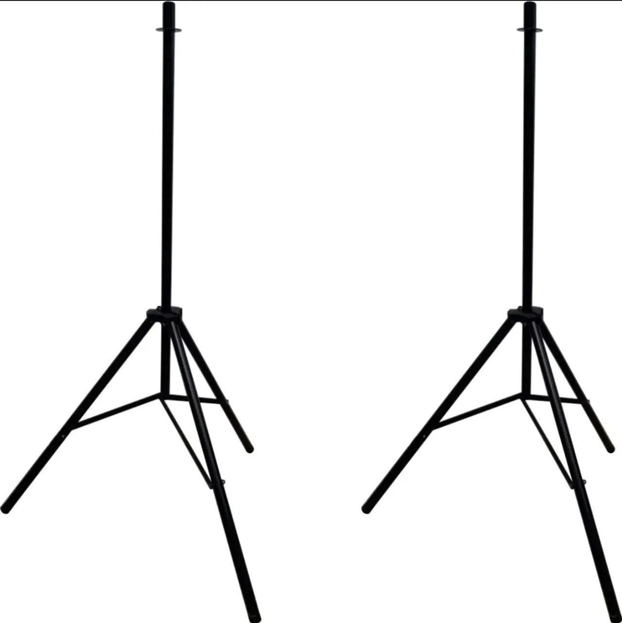2 Pedestais para Caixas de Som ativa e passivamente (Usada) | Par de Tripés