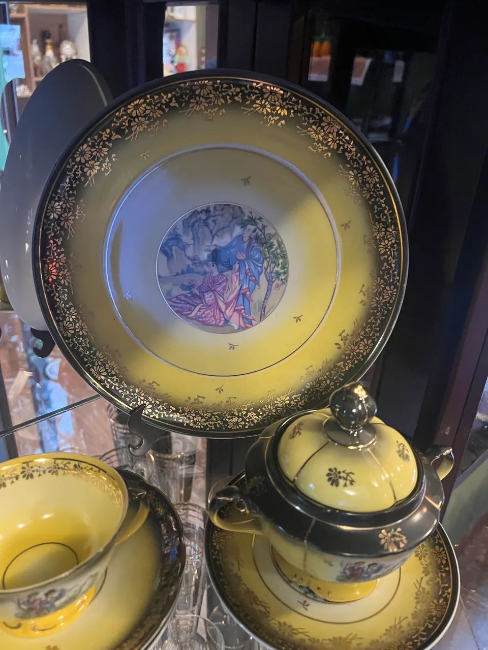 Belíssimo e antigo conjunto de chá  - Foto 3