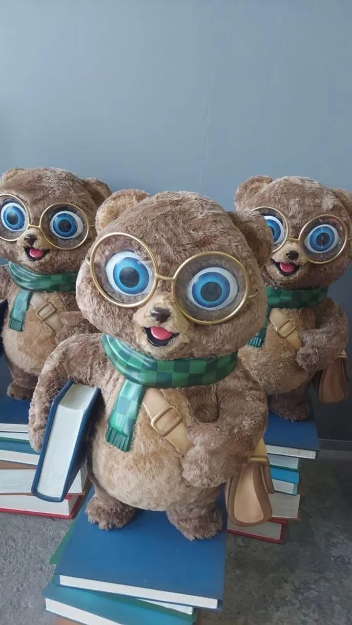 Boneco Urso em Fibra de Vidro