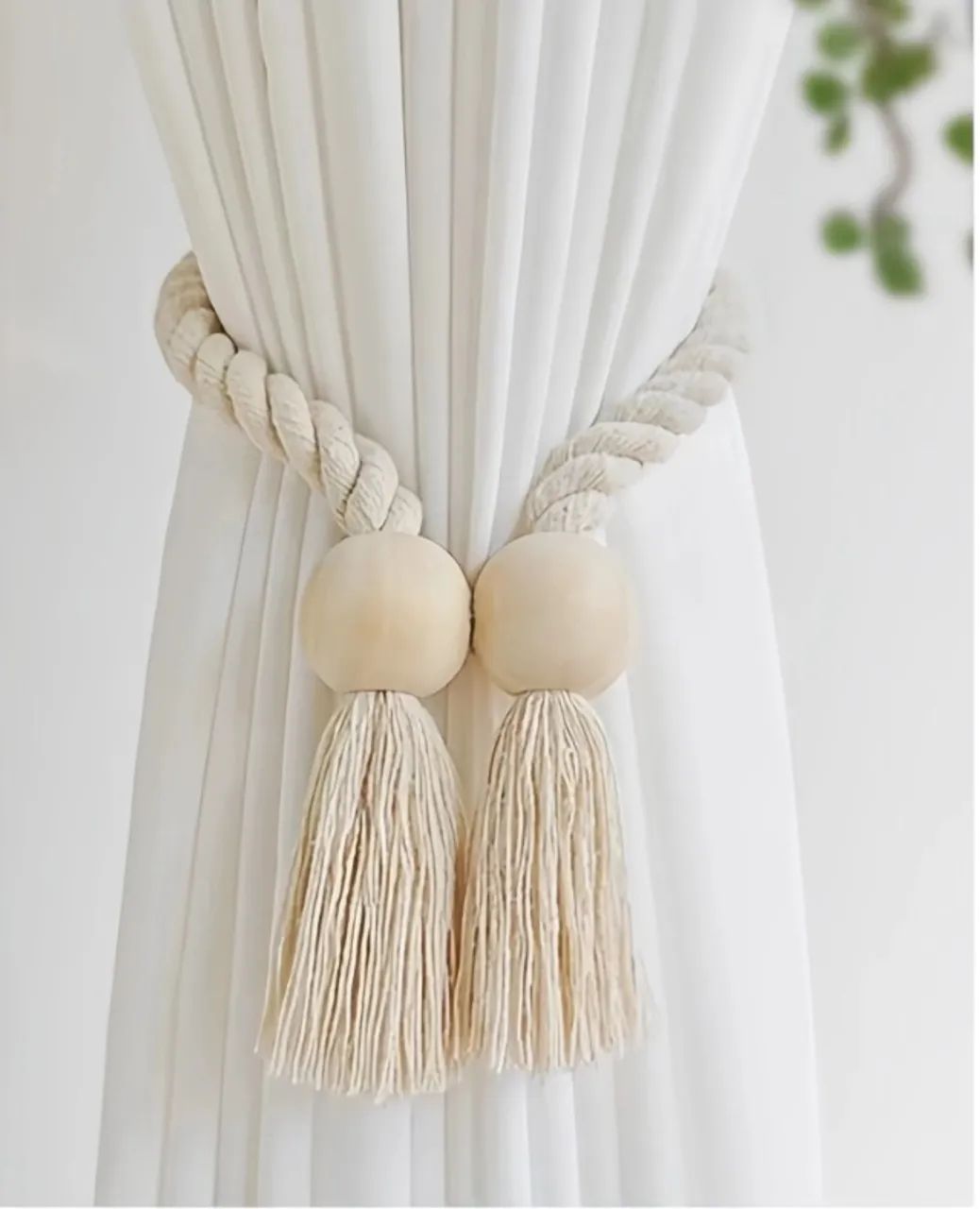 1 Par abraçadeira de Cortina Luxuosa - Ajustável & Elegante