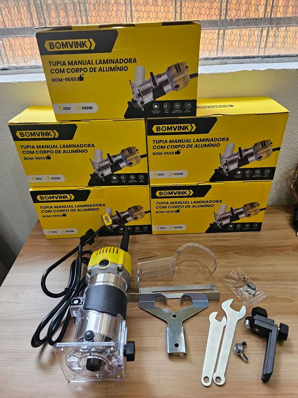 Tupia laminadora manual 600w 110v