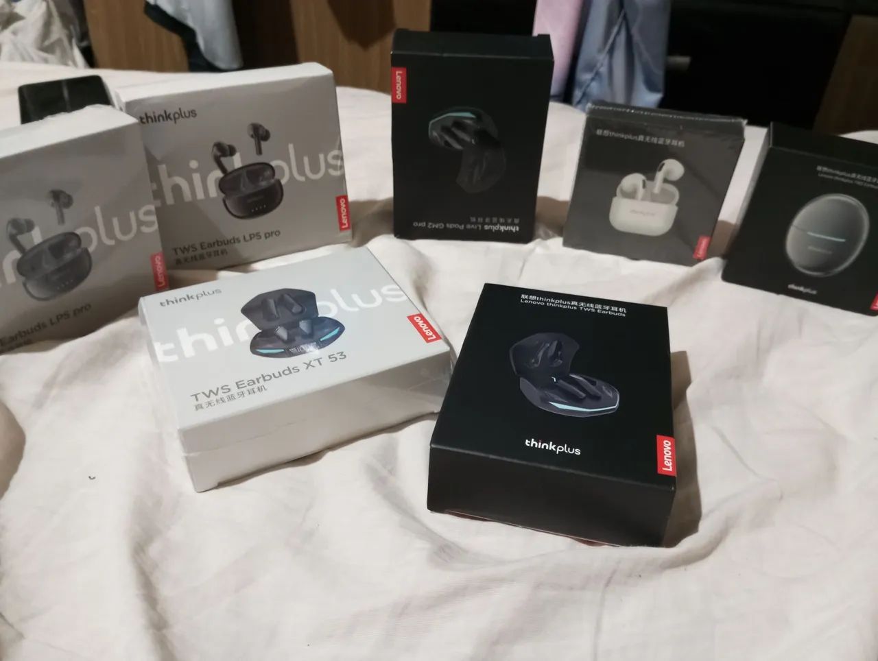 Fones sem fio lenovo