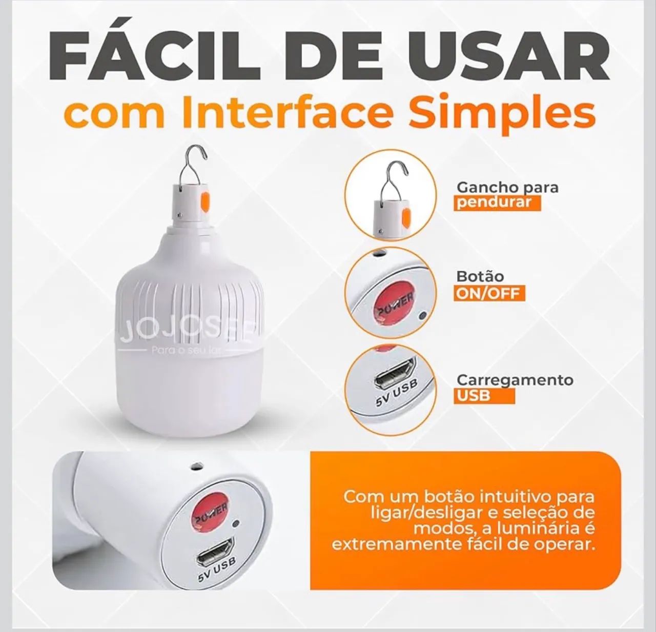 Lâmpada de emergência  - Foto 4