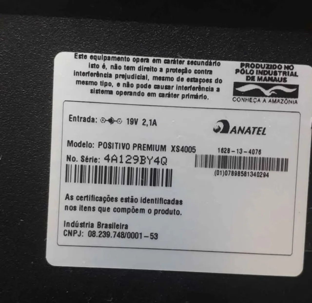 Notebook Positivo63824101684739122