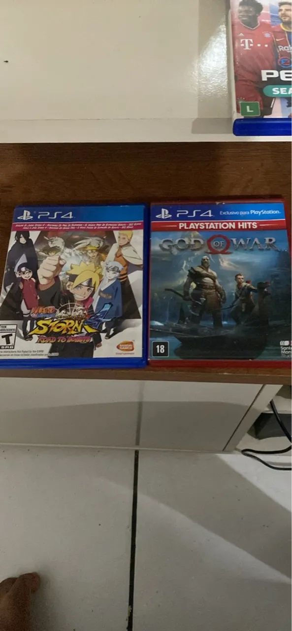 Jogos PS4: Naruto Shippuden Storm 4 e God of War