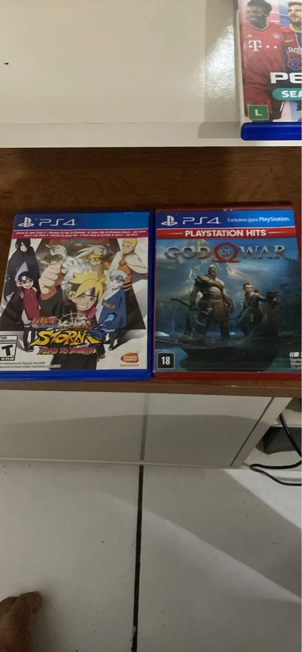 Jogos PS4: Naruto Shippuden Storm 4 e God of War