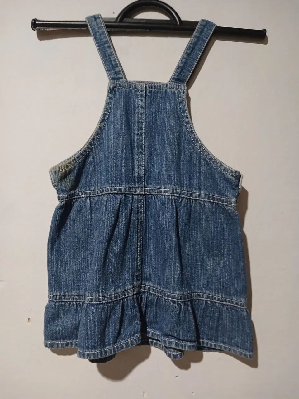 Vestido Jeans Bebê Parquinho Da Moda  - Foto 2