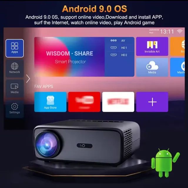 Projetor Thundeal TD97Pro FullHd 1080p 4K - Foto 2