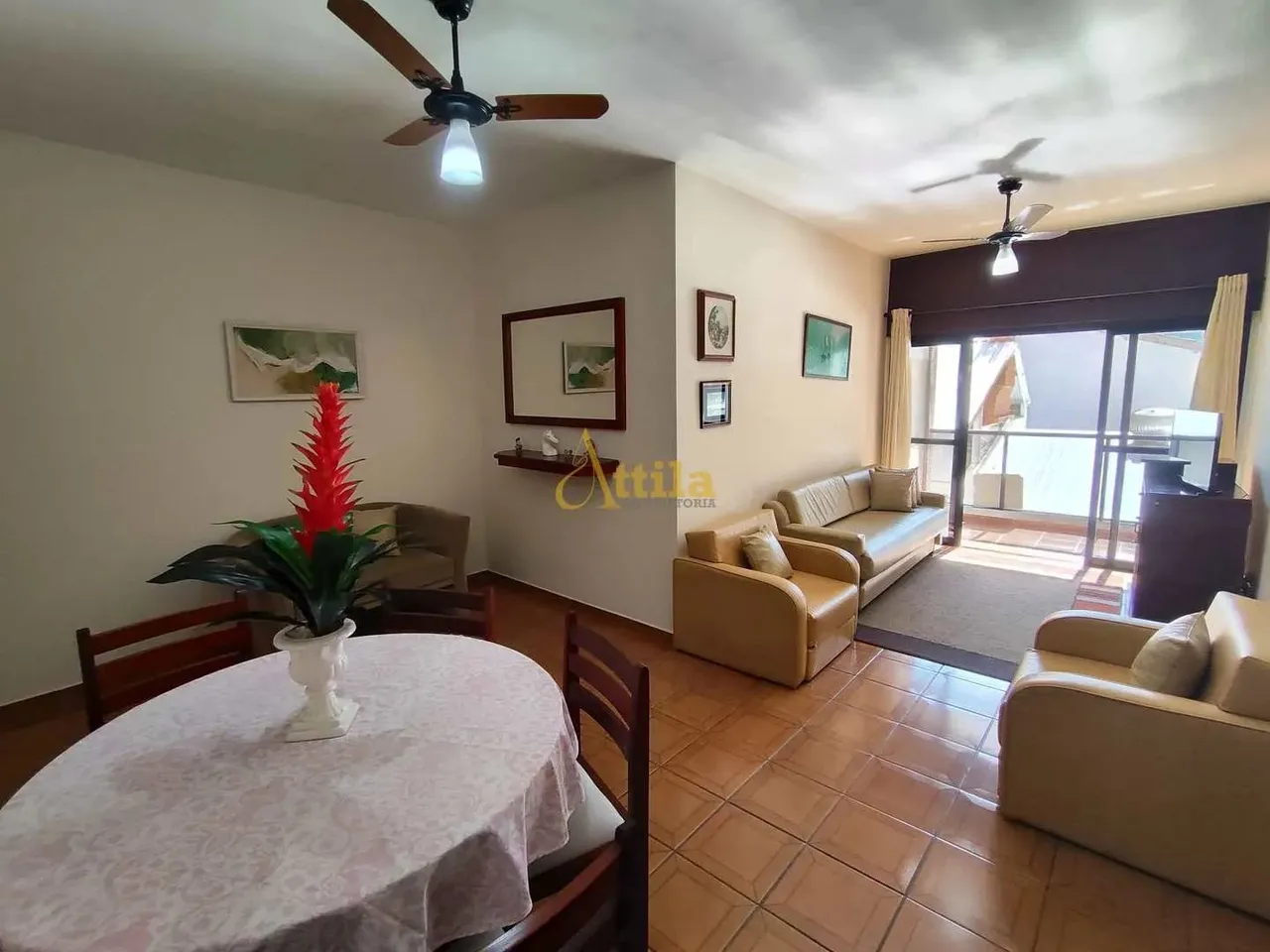 Apto 1 dorm., sacada, 1 vaga, lazer, Enseada