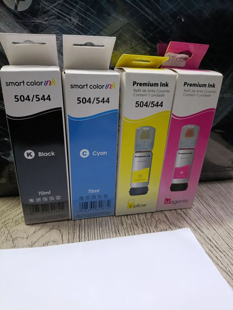 Cartuchos de tinta originais para impressora Smart Color