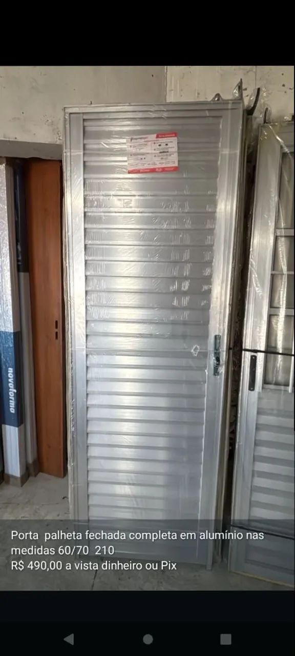Porta palheta alumínio 