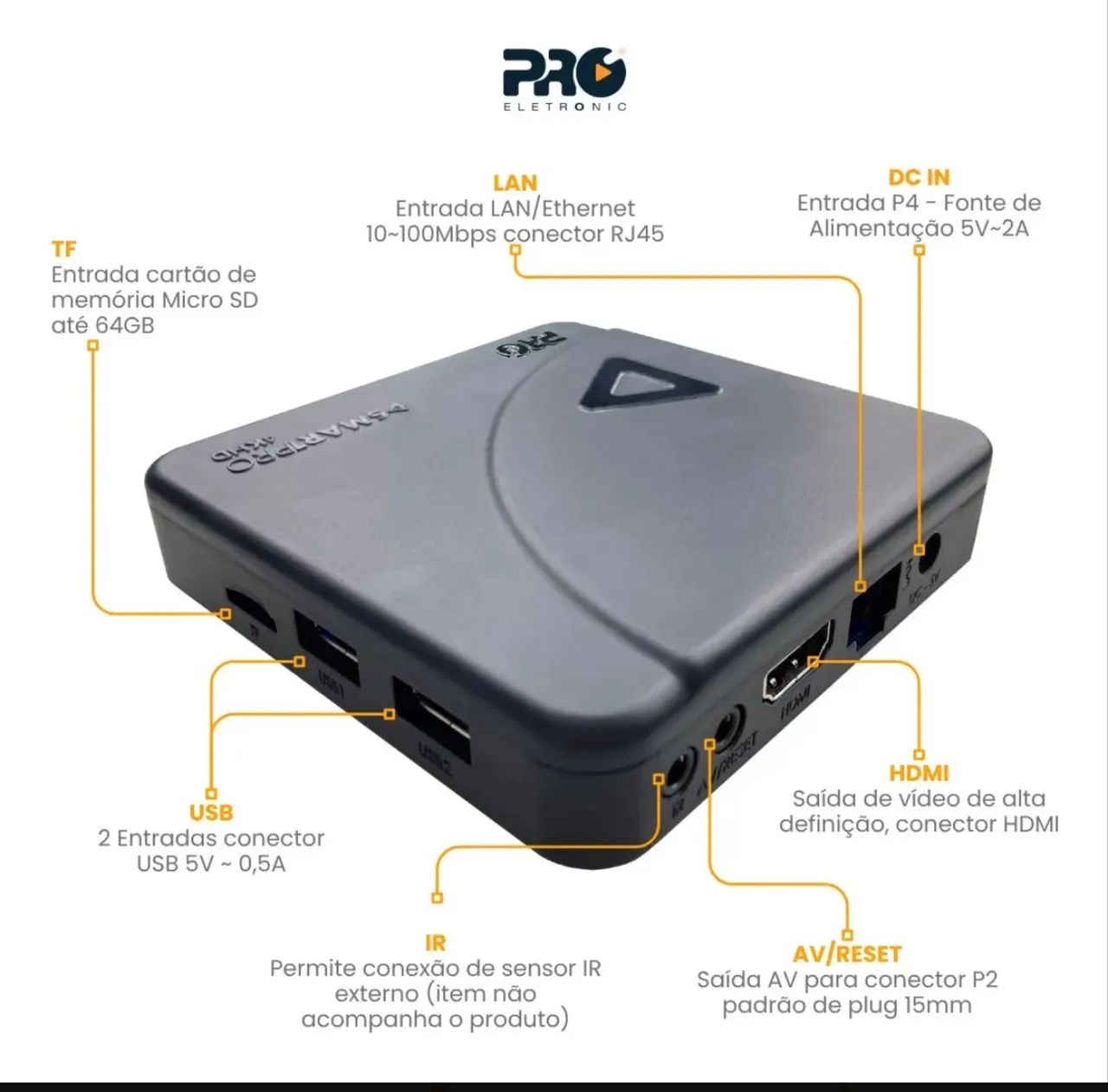 Tv Box Proeletronic 4K - Foto 2