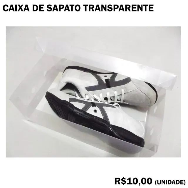 Caixa de Sapato Transparente