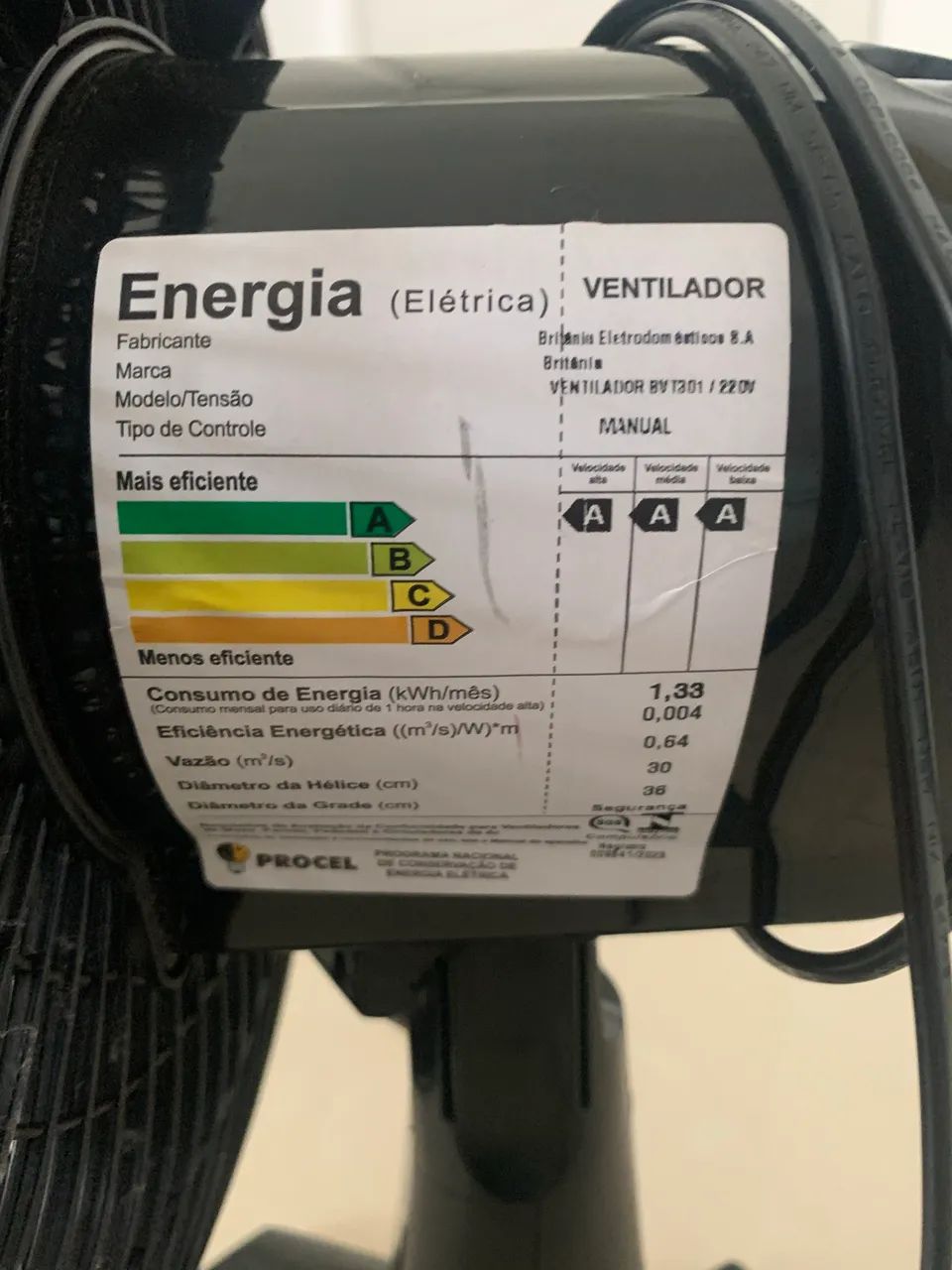 Ventilador 60w turbo  - Foto 3