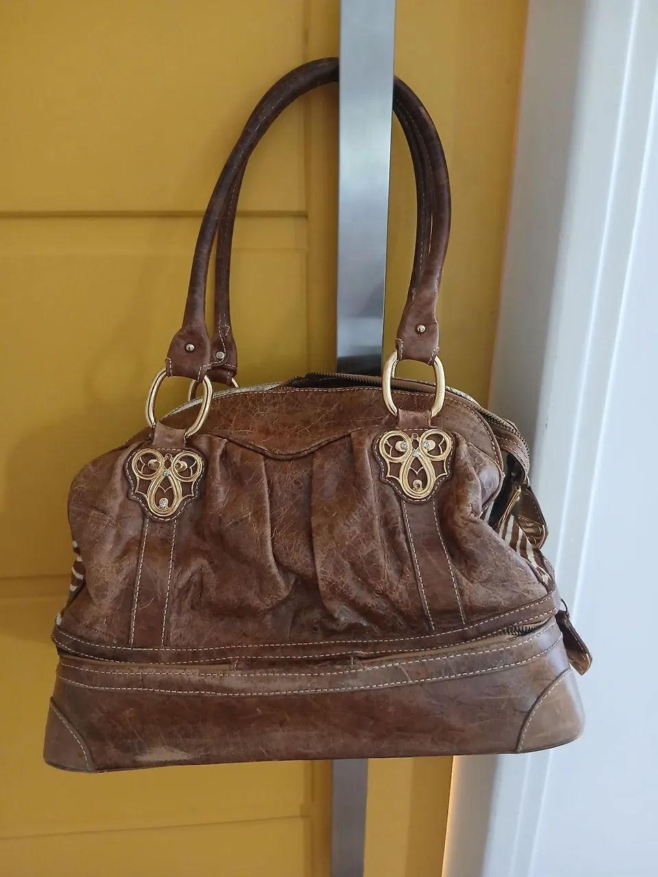 Bolsa Marrom linda - Foto 3