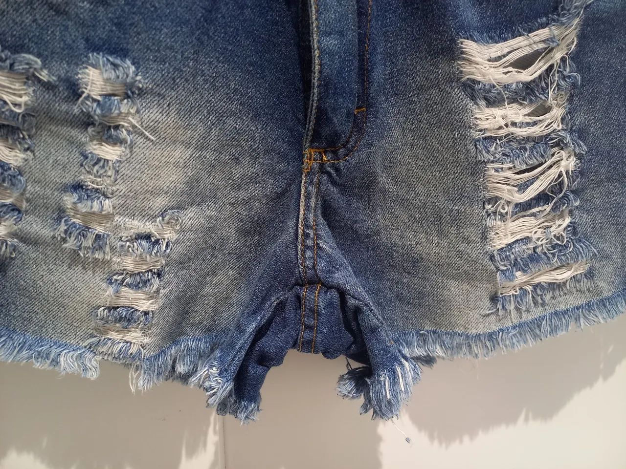 Short jeans rasgado - Foto 5