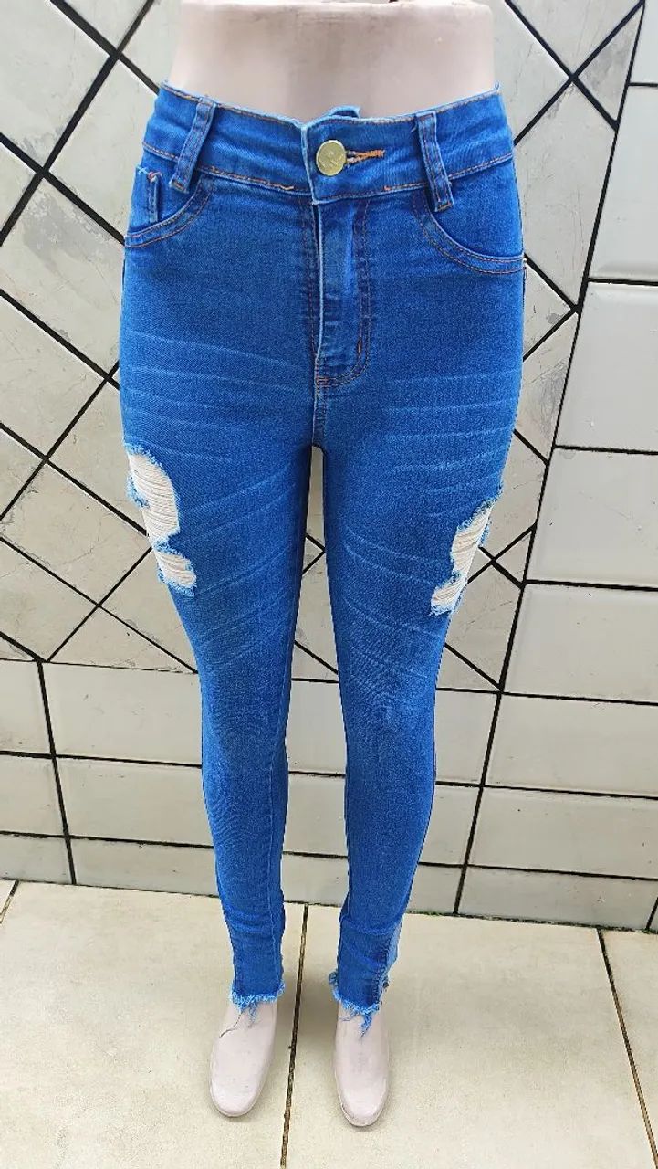 Calça jeans feminina Tam 38  - Foto 2