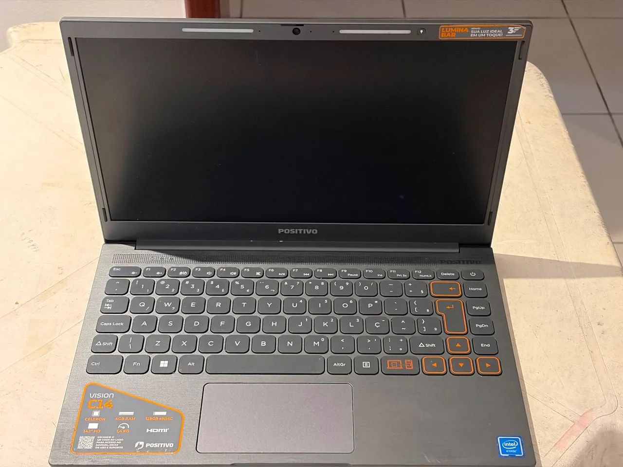 Notebook Positivo Vision C14 Celeron 4GB 128GB