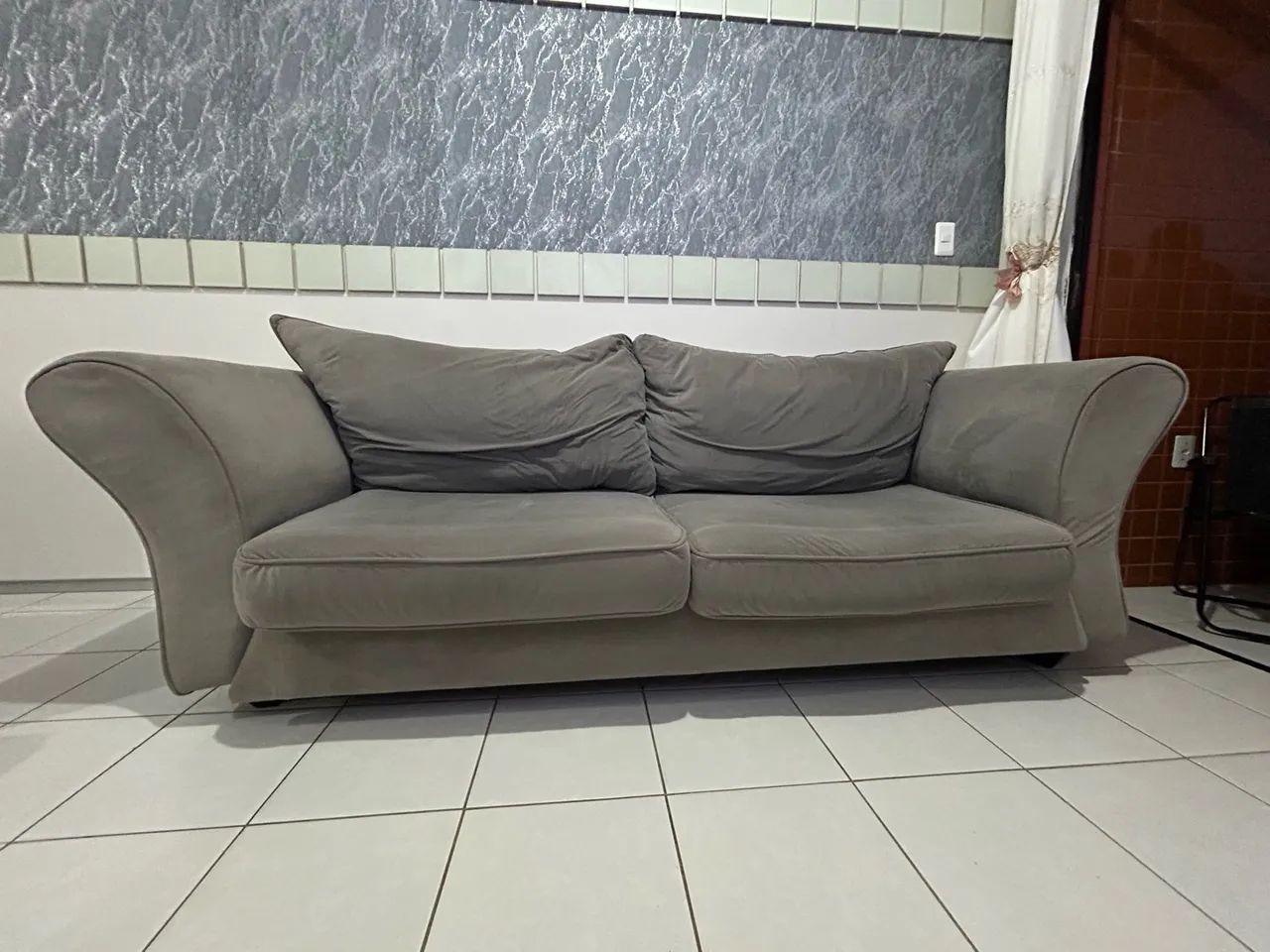 Sofá 3 e 2 lugares madeira maciça  - Foto 2