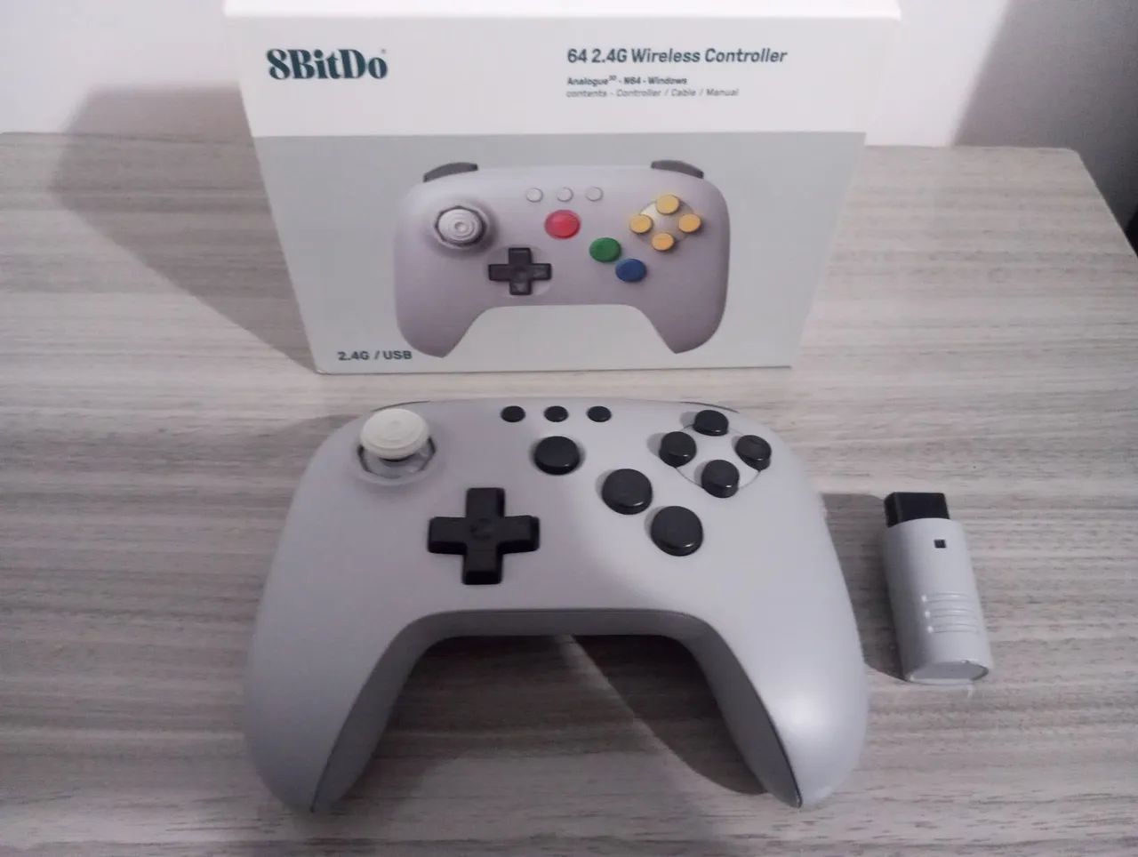 Controle 8bitdo 64 2.4g (c/dongle)