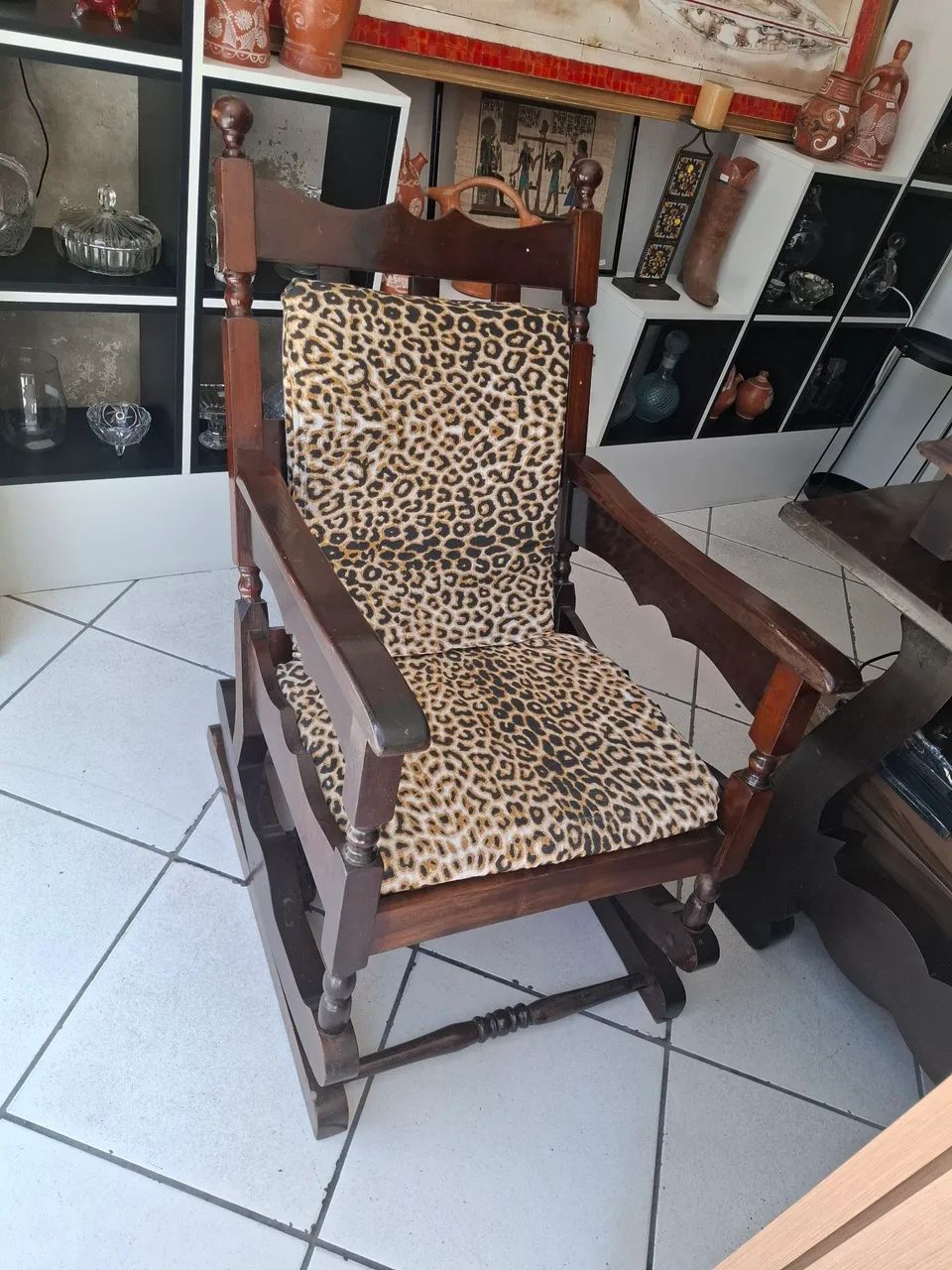 Cadeira balanço antiga
