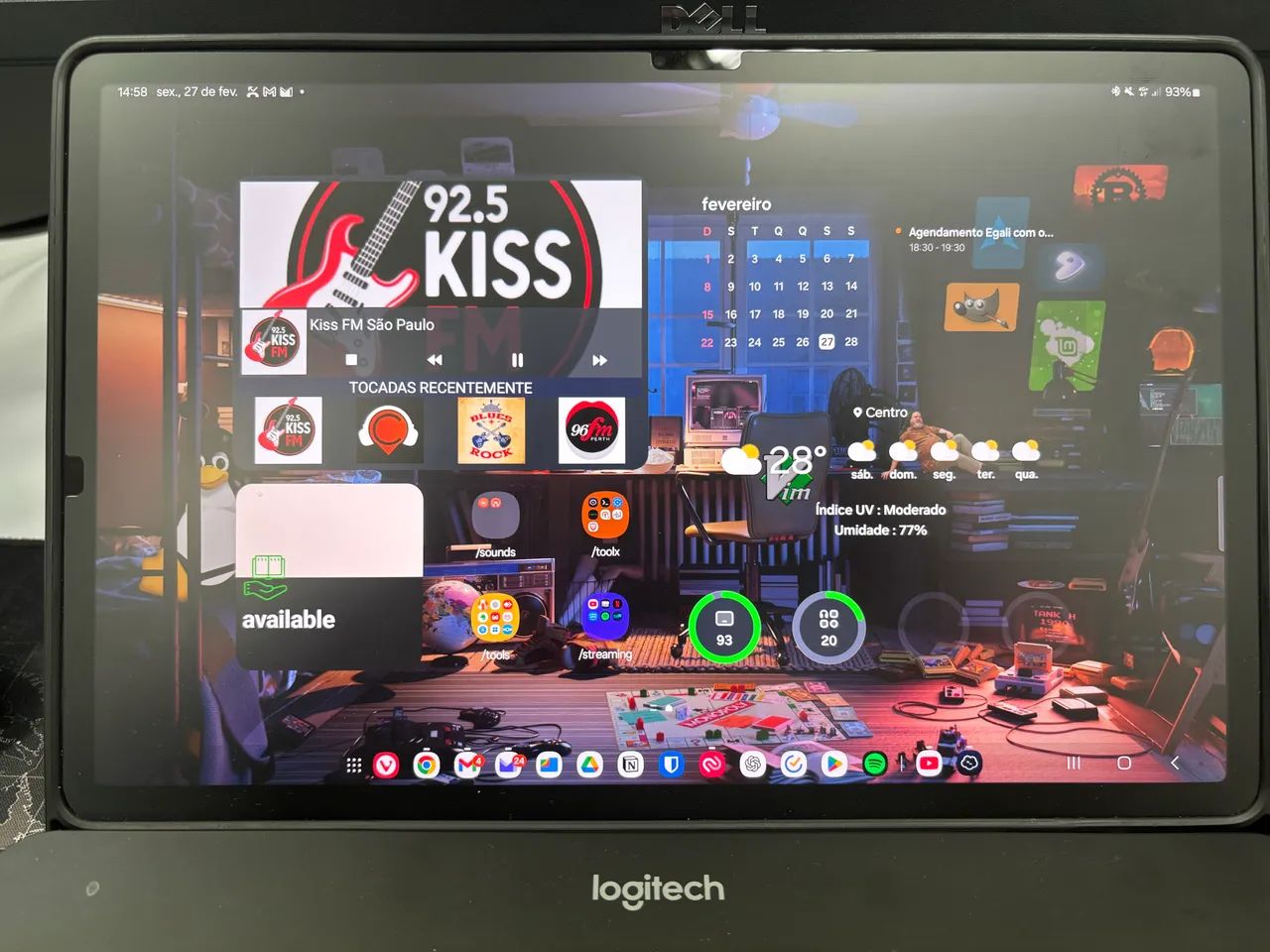 Samsung Galaxy Tab S7 Fe 4g 12,4'' 128gb Com S Pen Preto - Foto 2