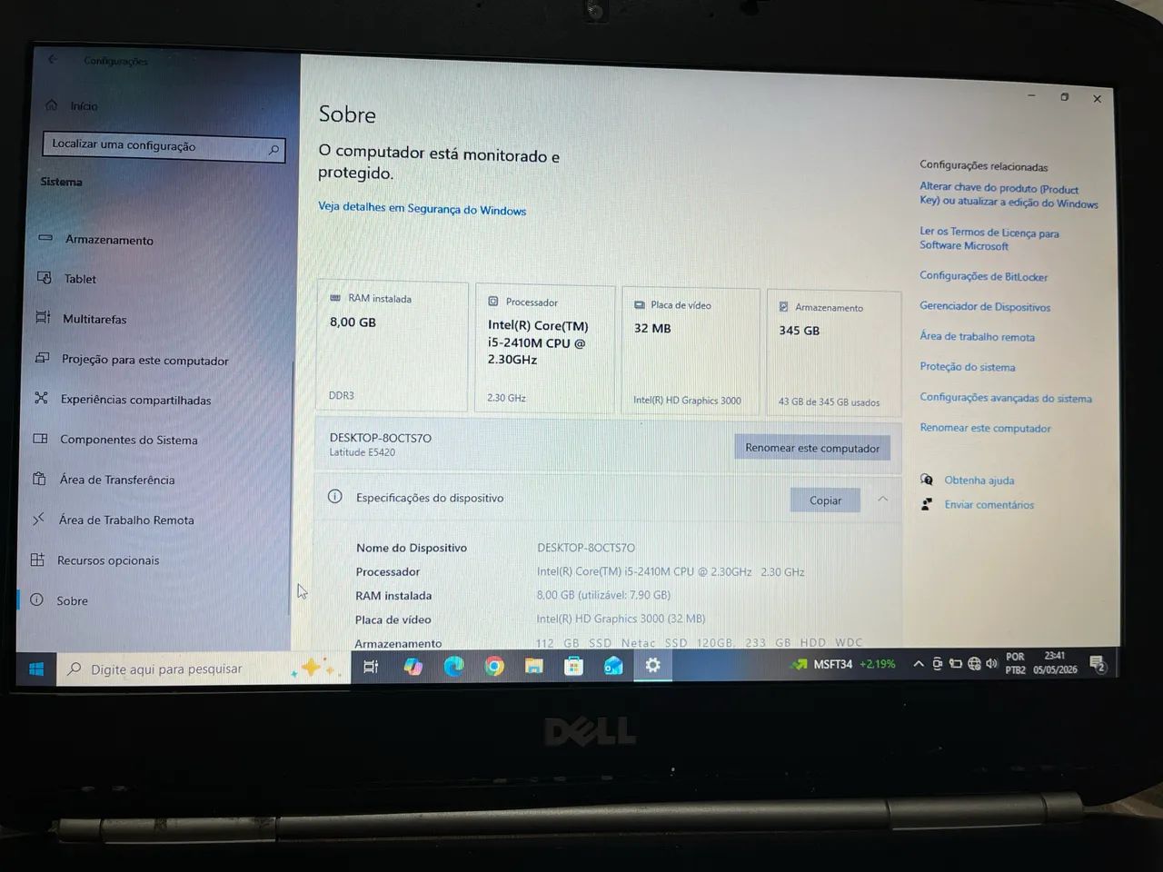 Notebook Dell