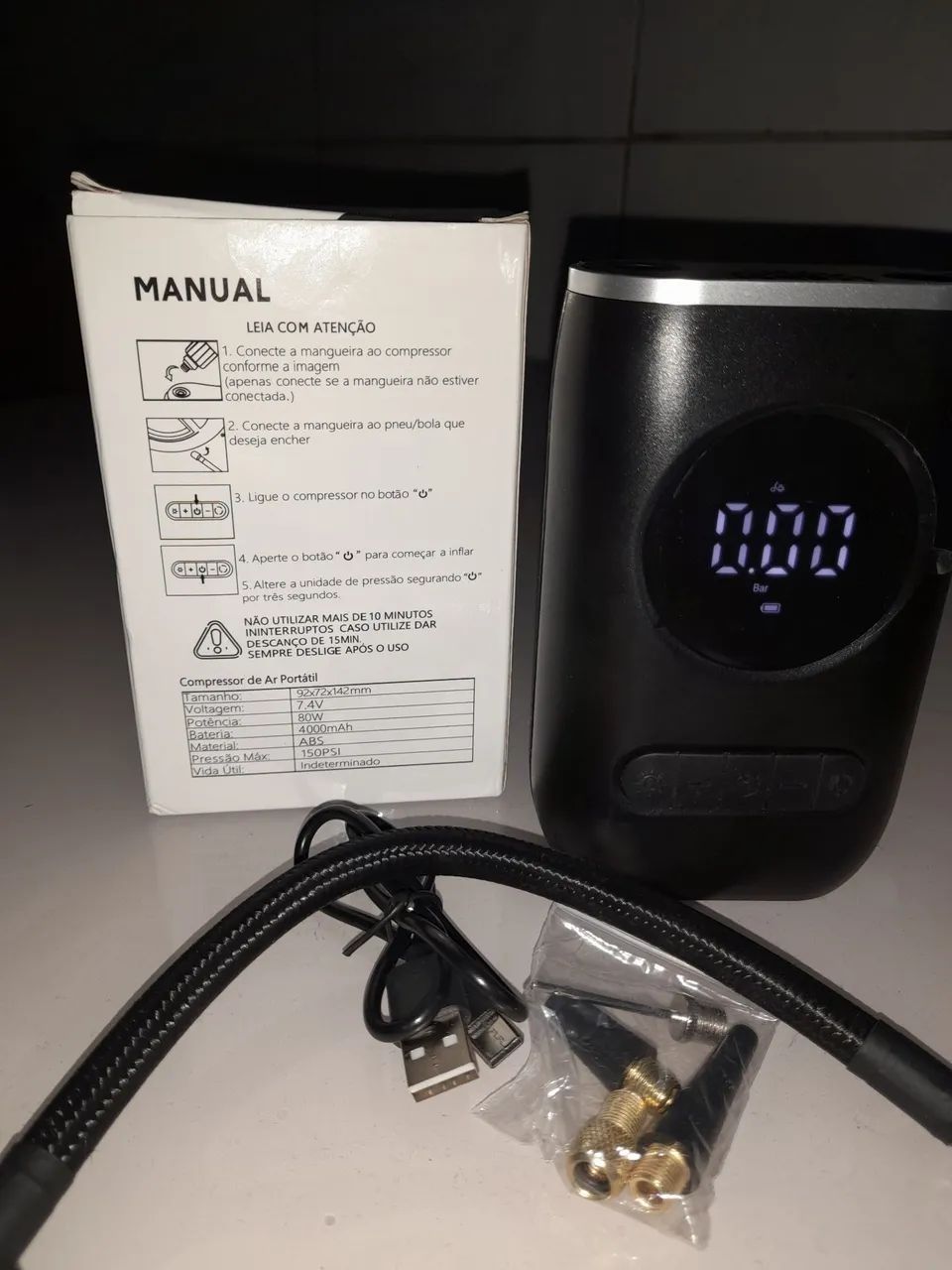 COMPRESSOR PORTÁTIL!