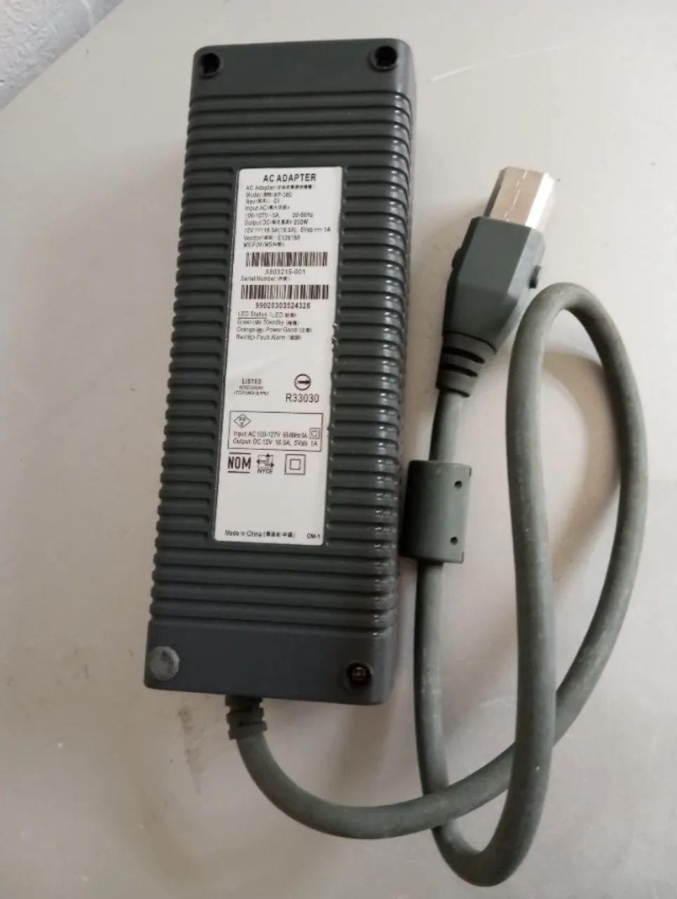 Fonte 110v Para Xbox 360 Fat / Arcade Zephyr, Falcon, Jasper