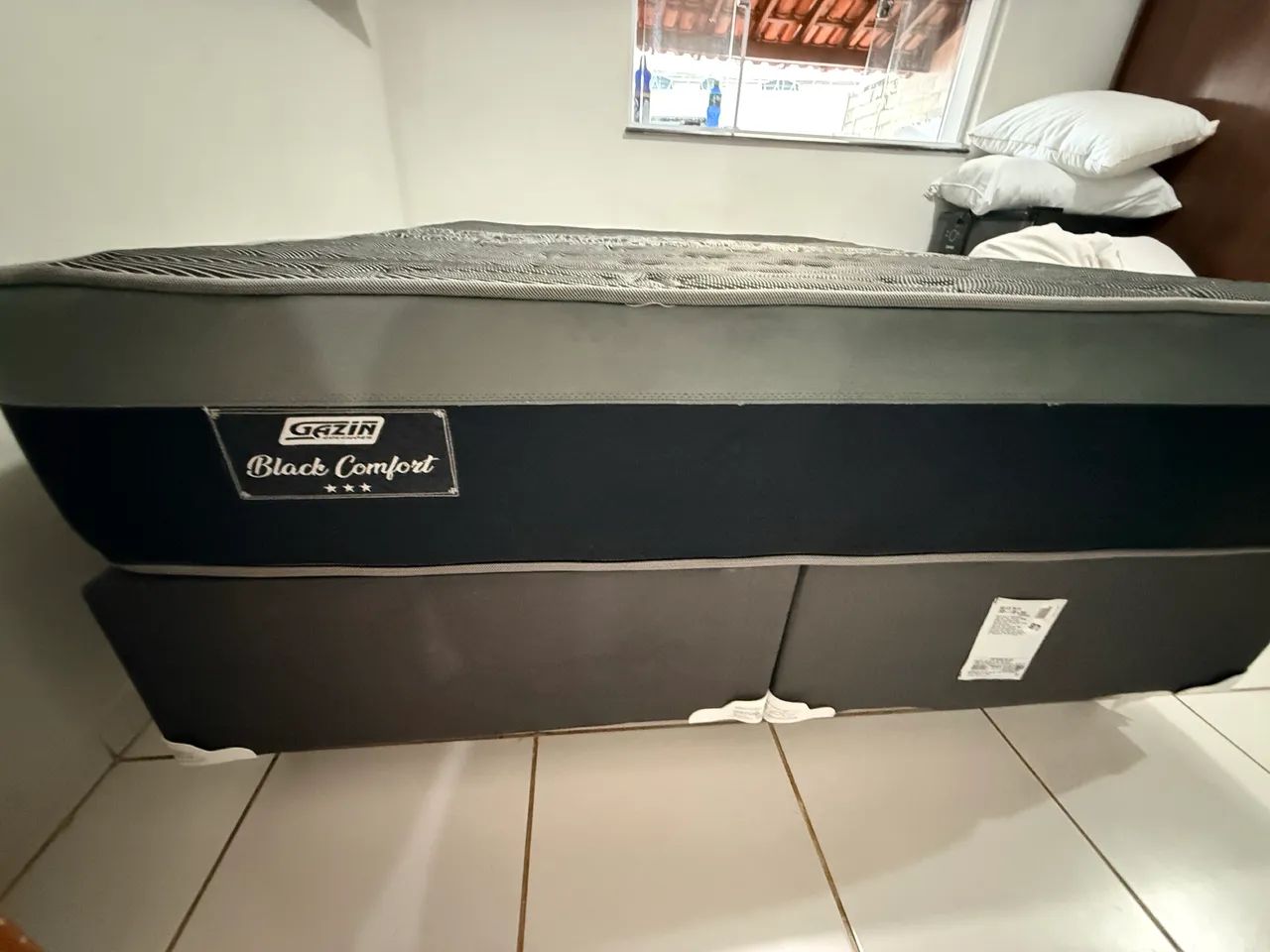 Cama Queen Gazin Black Confort