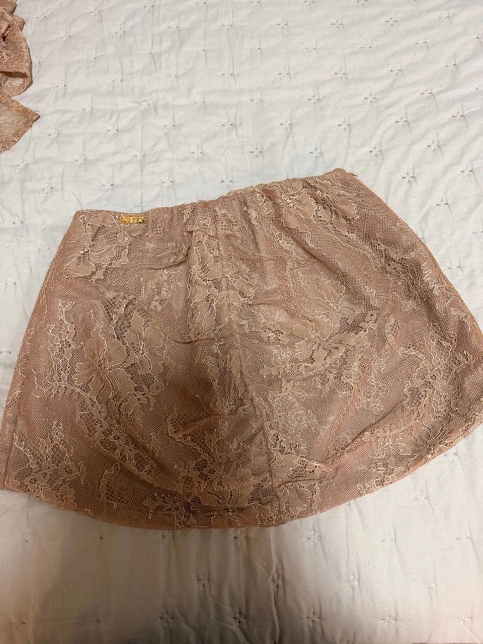 Vestido com saia de marca renda  - Foto 5