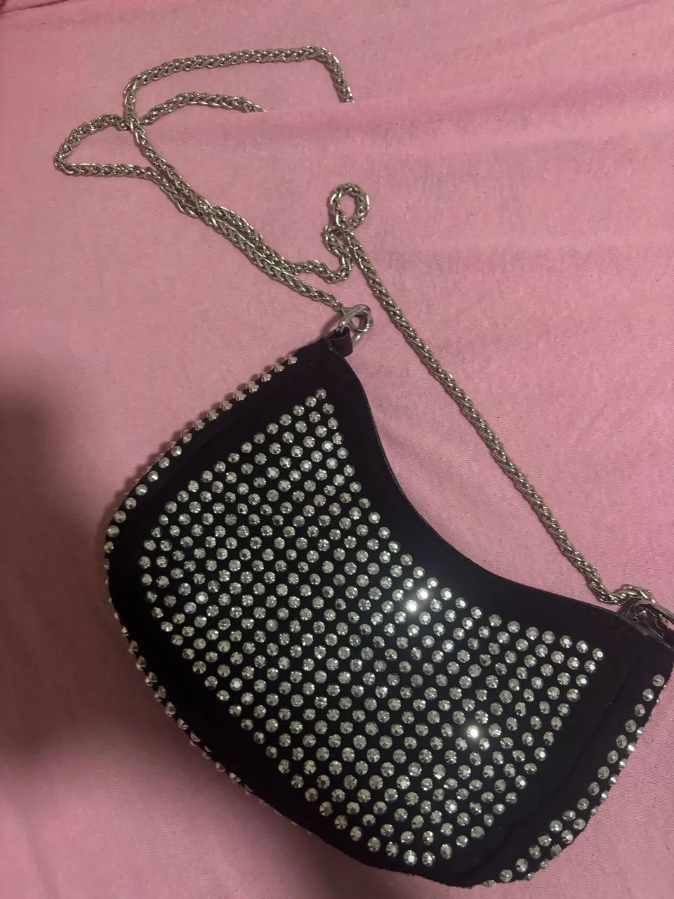 Bolsa Feminina Brilho Strass de Festa