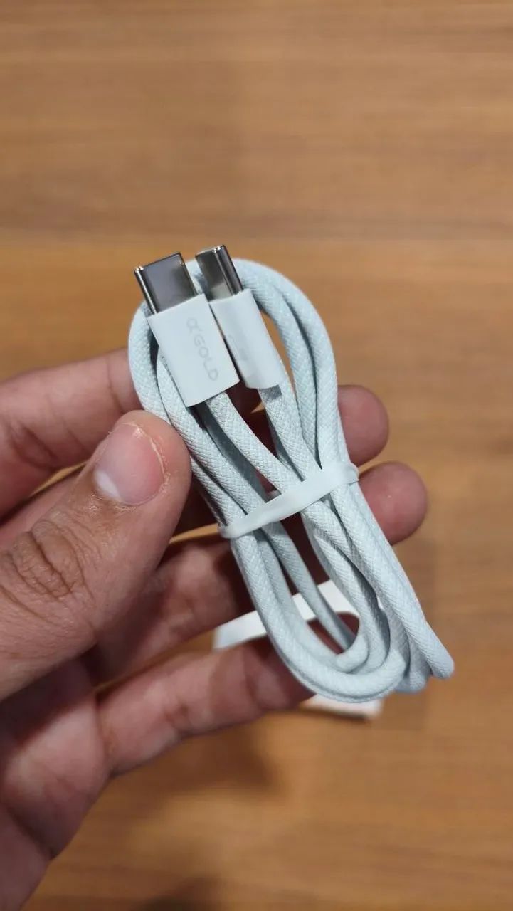 Cabo USB-C para USB-C 60W Carregamento Rápido Novo - Foto 4