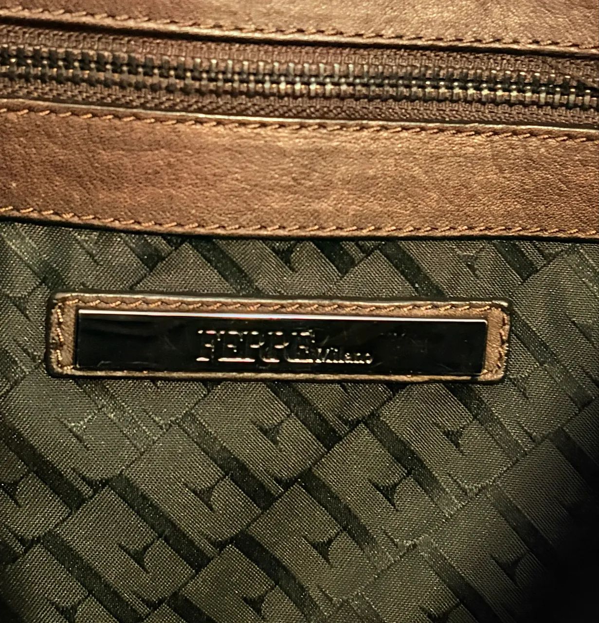 Bolsa couro Gianfranco Ferré - Foto 3