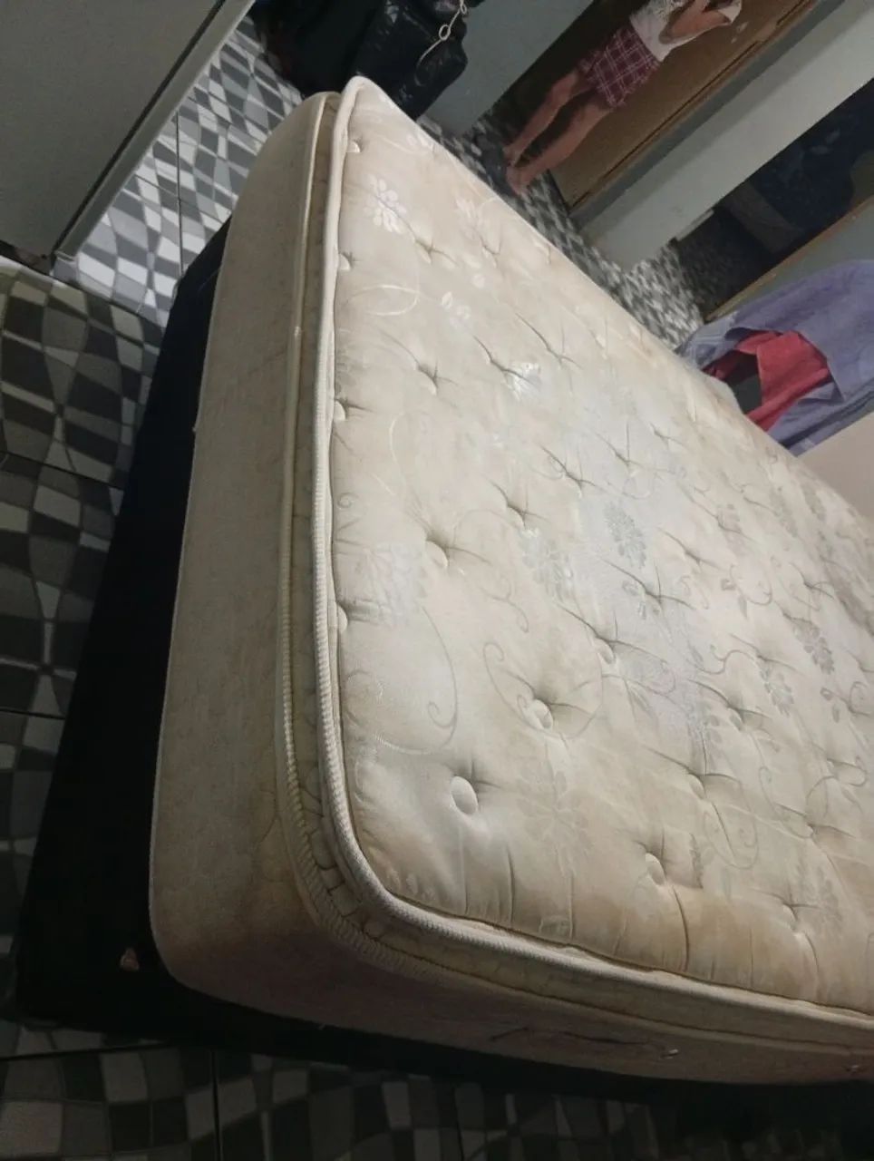 Cama quin com base coxão ótimo  - Foto 3
