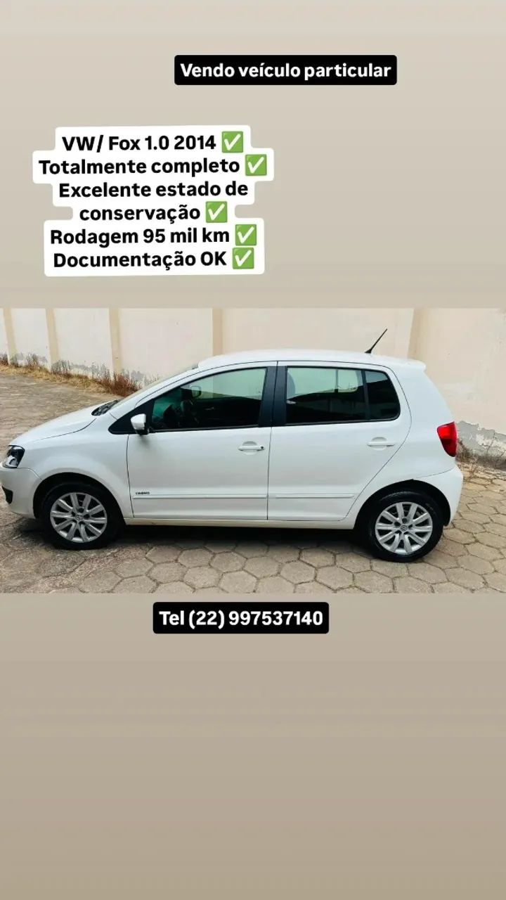 Volkswagen Fox Fox 1.0 Mi Total Flex 8V 5p 2014