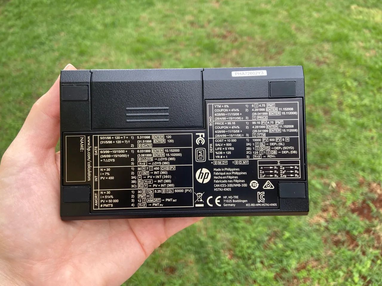 Calculadora HP12C65093397402370122