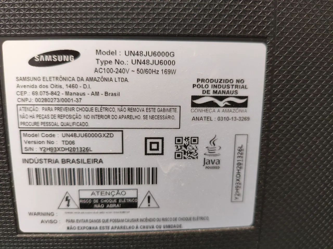 Tv Samsung 49 com trico na tela - Foto 2