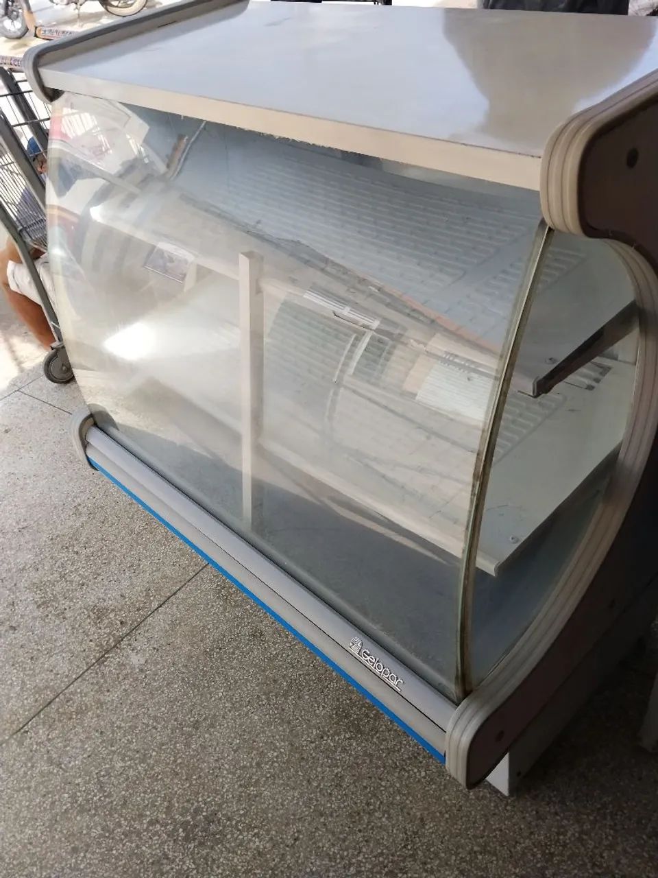 Balcão freezer com duas placas 