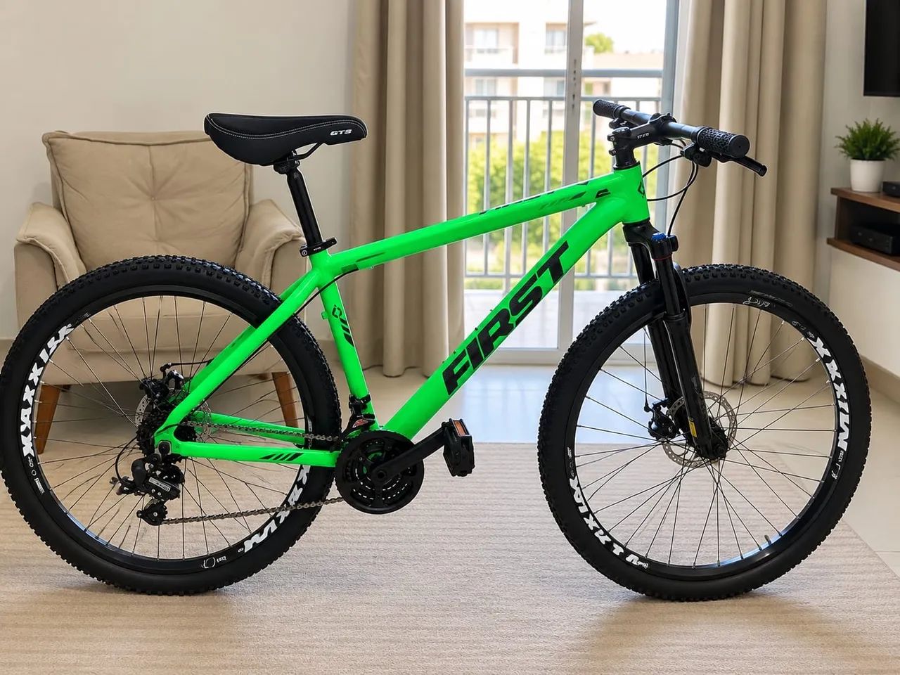 Bicicleta MTB First Aro 29 (nova) | Sem uso | Freio a Disco + suspensão - Foto 3