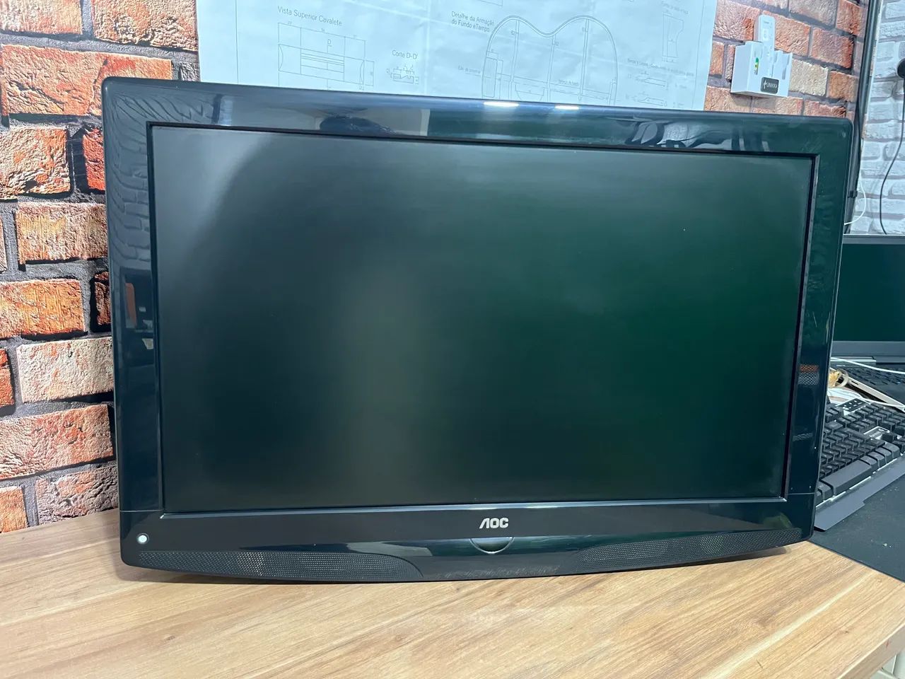 TV AOC 26? LCD HD - HDMI, VGA, AV e Componente - Funcionando Perfeitamente - Foto 2