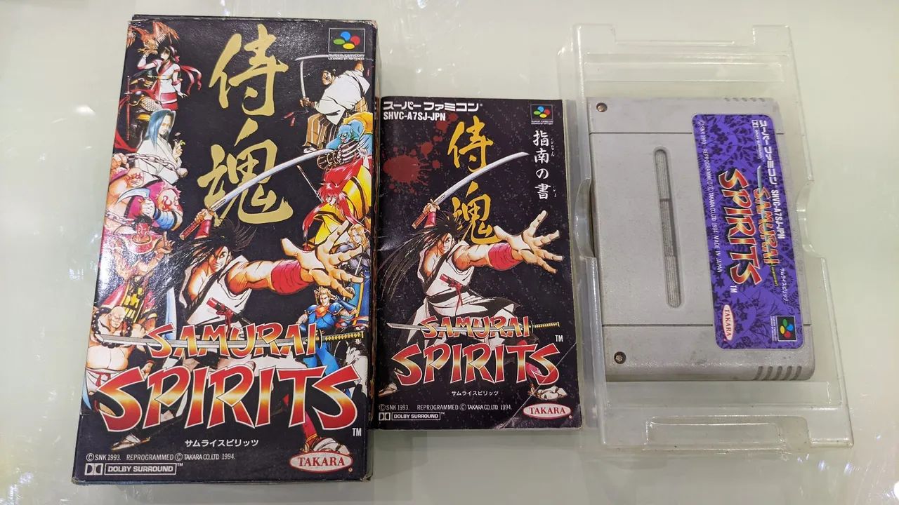 Samurai Spirits (Samurai Shodown) - Super Famicom ?<br>Completo