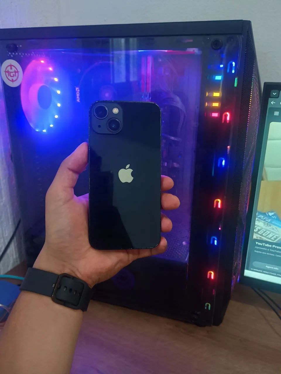 iPhone 13 128 midnight conservado  - Foto 2