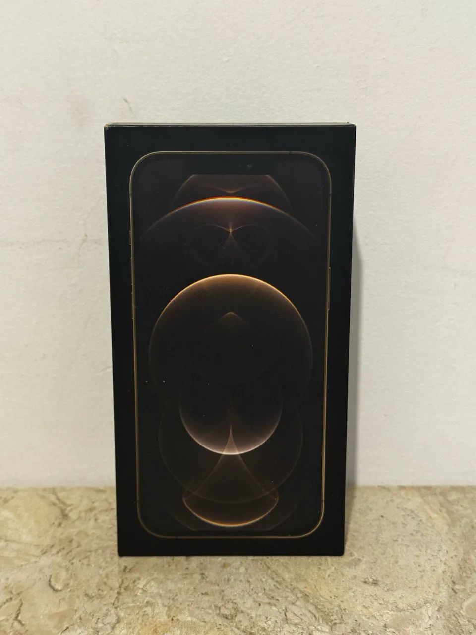 Caixa Iphone 12 Pro Max Dourado - Apple Original