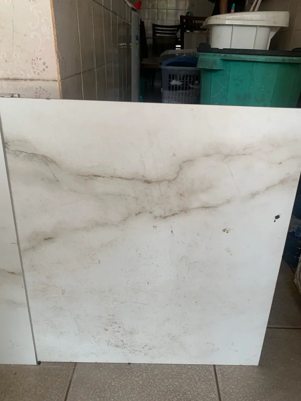 Vendo 7 peças de porcelanato 60x60 - Foto 3