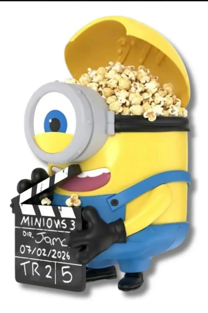 Balde de Pipoca Temático Minions e Monstros - Edição Especial Cinemark