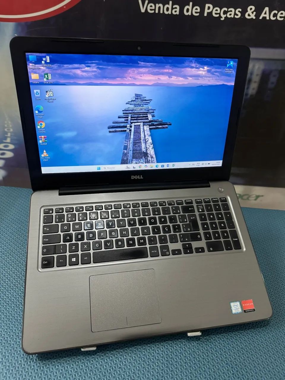 Notebook DELL Core i7(7ªGeração) Placa De Vídeo 4GB 256GB SSD 8GB