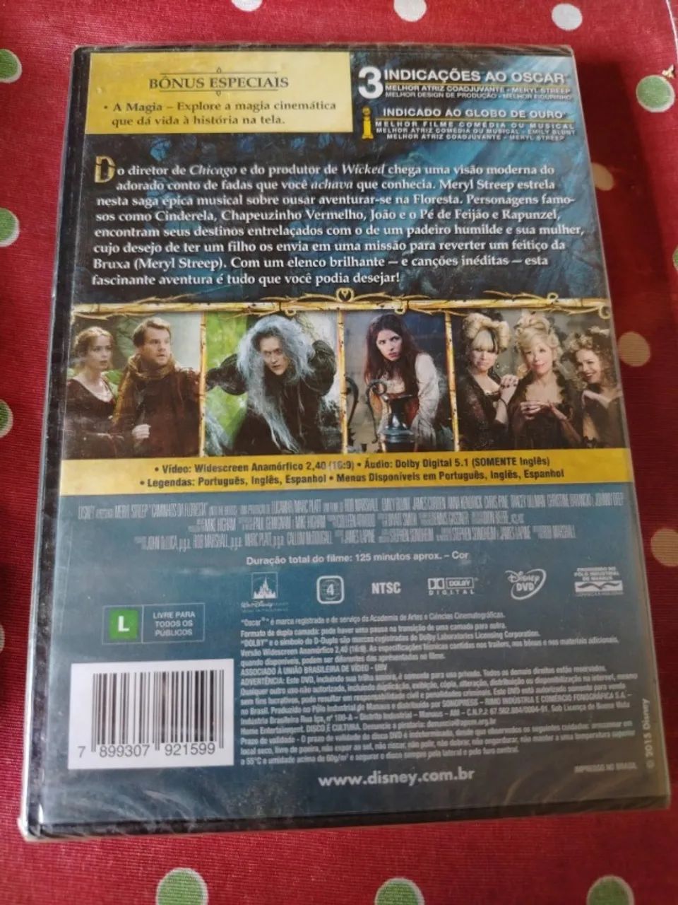 Caminhos da Floresta - Dvd Filme Lacrado e Legendado Com Johnny