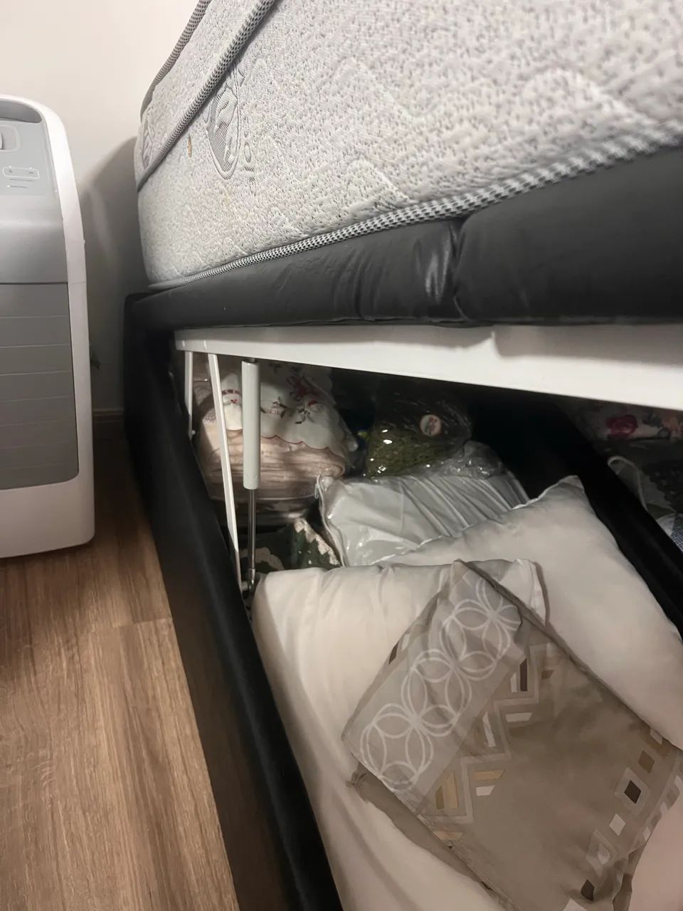 Cama Box Casal com Baú + Colchão de Molas Ensacadas - Foto 4